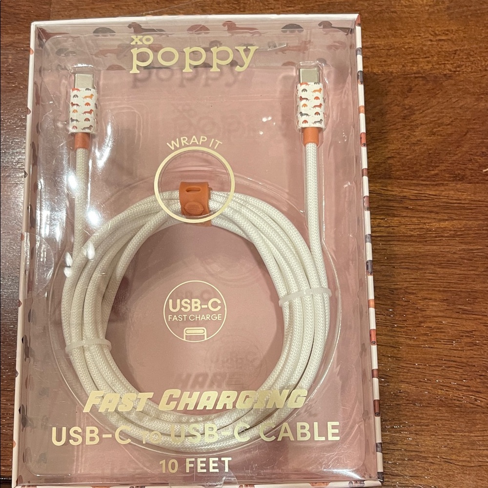 White USB-C Fast Charging Cable